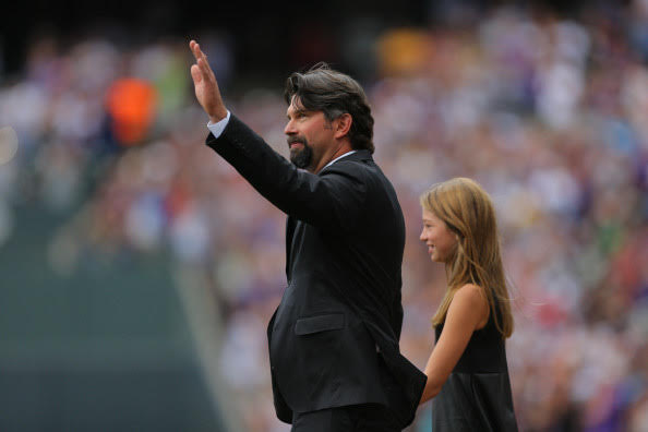 Rare breed: Colorado's Todd Helton has spent his whole career with Rockies