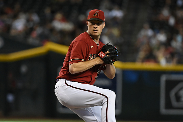 Joe Mantiply Arizona Diamondbacks Home White Baseball Player