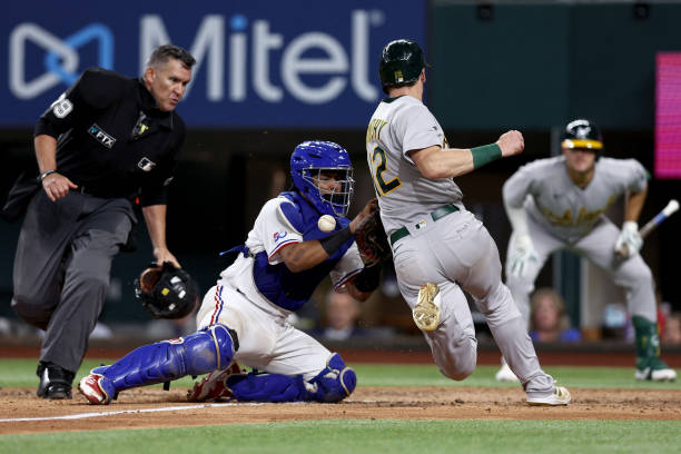 Oakland Athletics' late spark not enough in loss to Texas Rangers