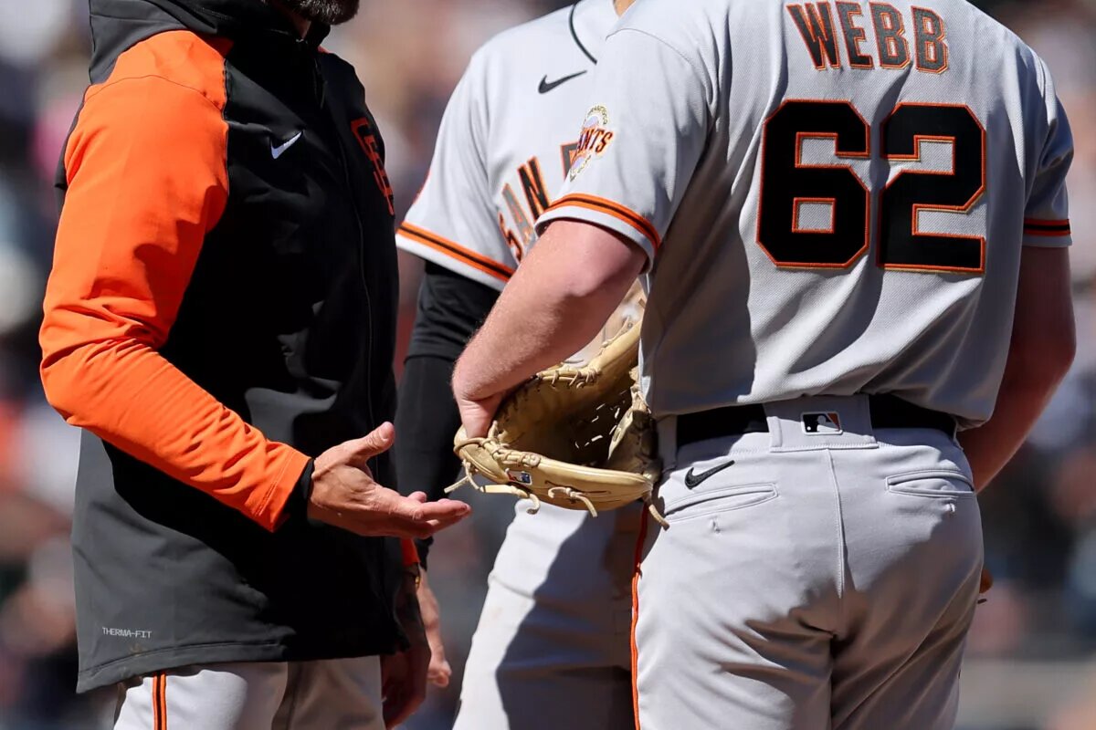 Logan Webb gets pulls from Start on Opening Day