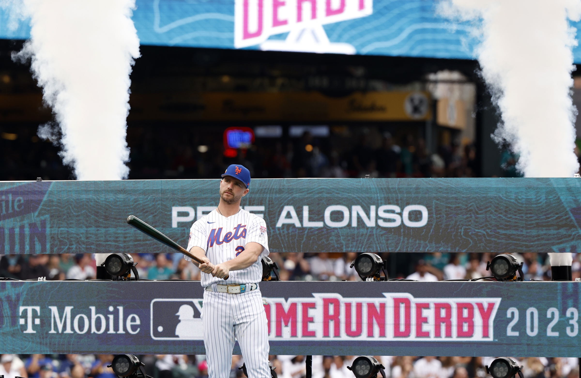 Ken Griffey Jr. is having the time of his life at the Home Run Derby