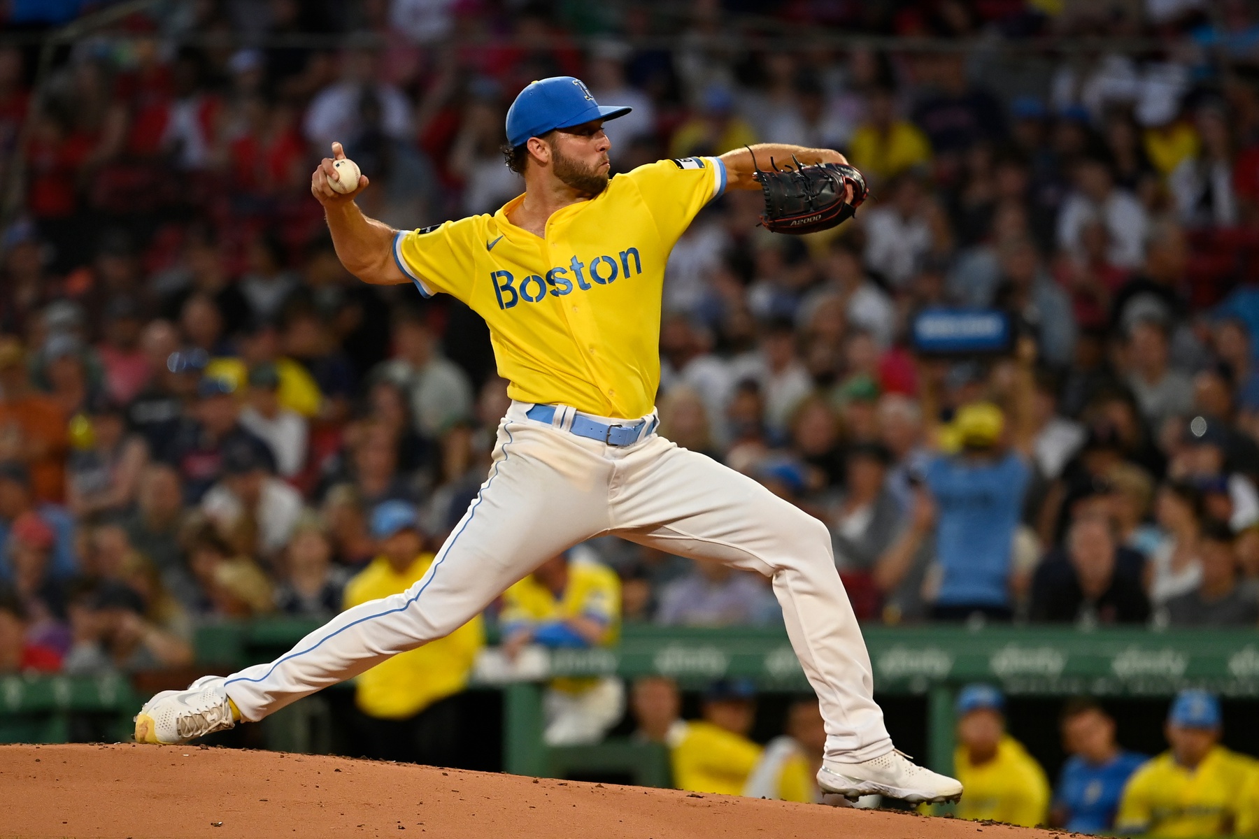 Why are the Red Sox wearing yellow and blue? Origins of uniform examined
