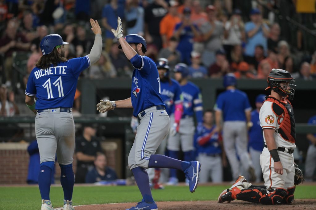 Quiet Blue Jays outfielder Daulton Varsho gets bat to make some noise