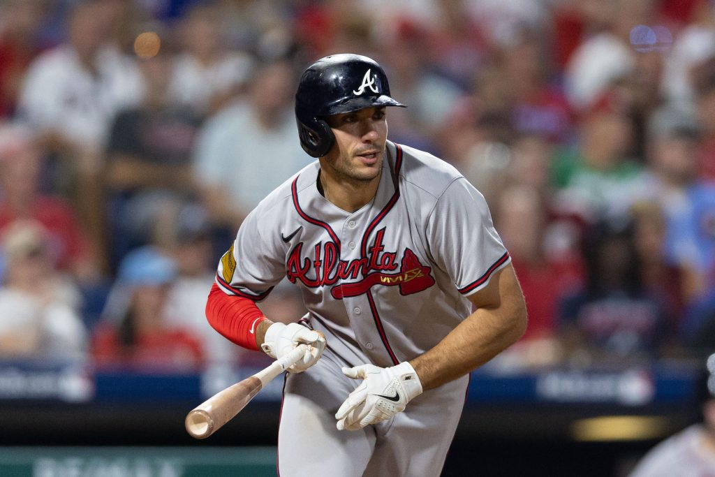 Matt Olson ties Braves' single-season record for home runs in a season