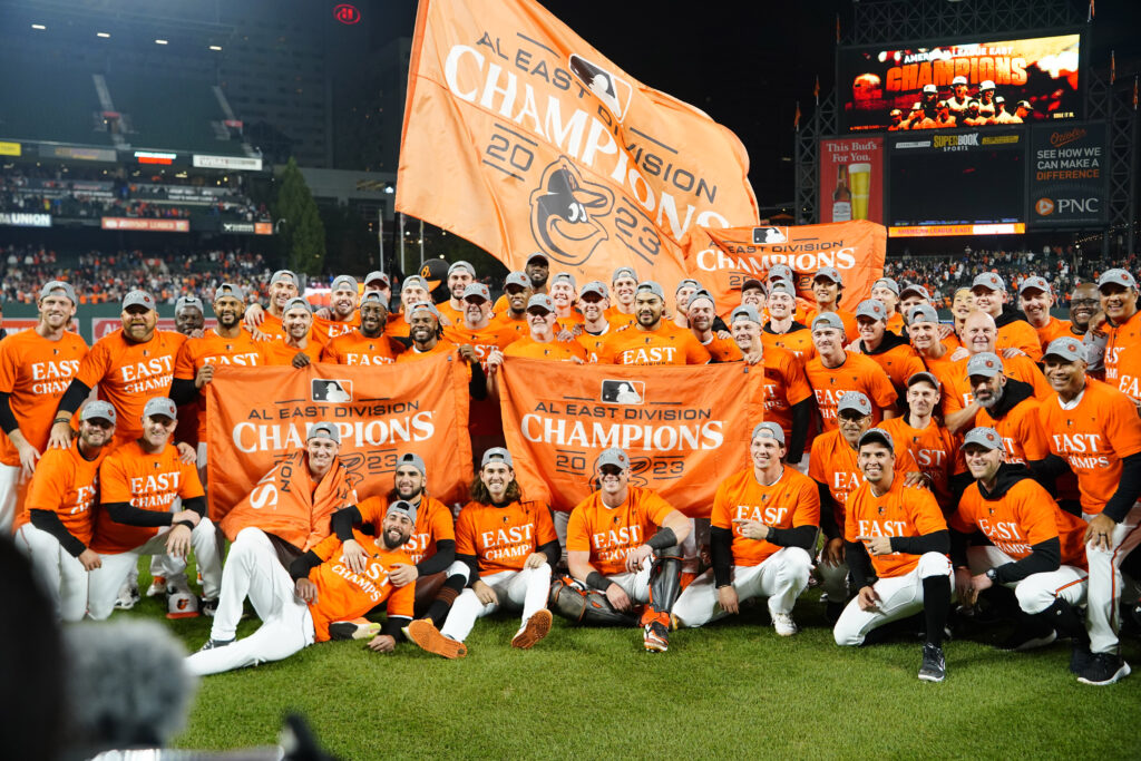 Baltimore Orioles All Team AL East Division Champions MLB