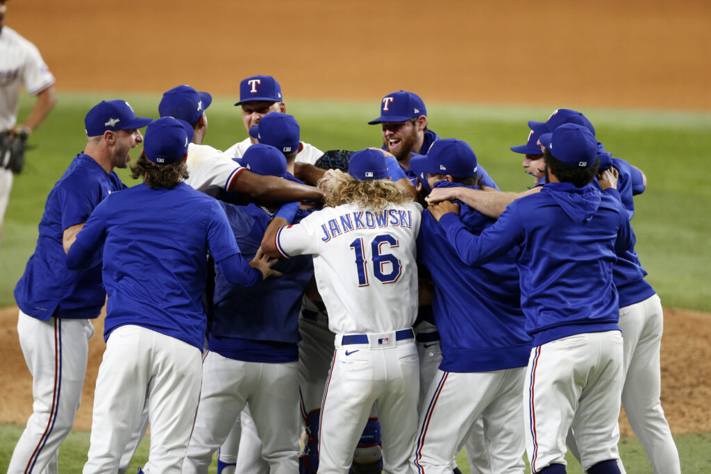 Texas Rangers rally in time to complete sweep of Cleveland Guardians - Lone  Star Ball