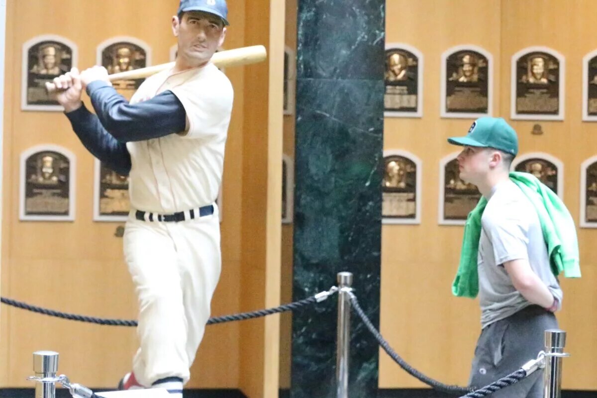 Ted Williams is MLB's all-time leader in on-base percentage.