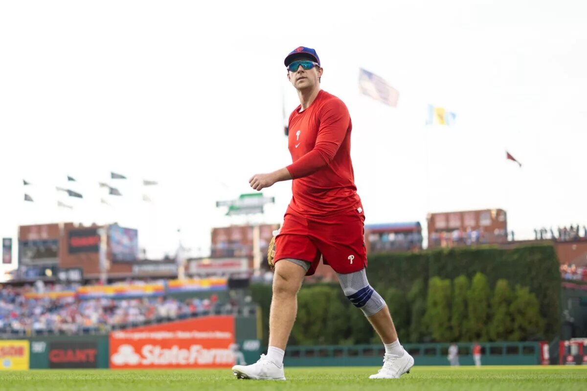 The Phillies reportedly checked in on free agent outfielder Rhys Hoskins regarding a potential reunion.