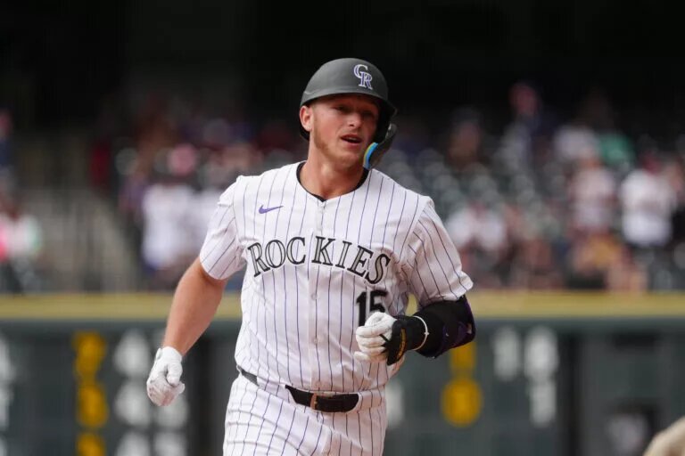 Rockies catcher Hunter Goodman is a finalist for the NL Silver Slugger at catcher.