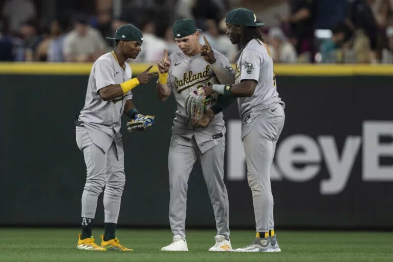 The Oakland Athletics roster was shuffled in a series of moves