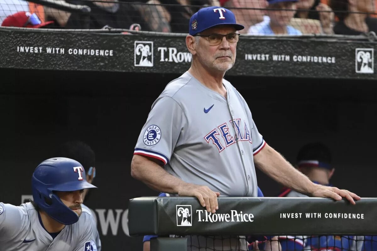 The Rangers announced they were mutually parting ways with manager Bruce Bochy on Monday.