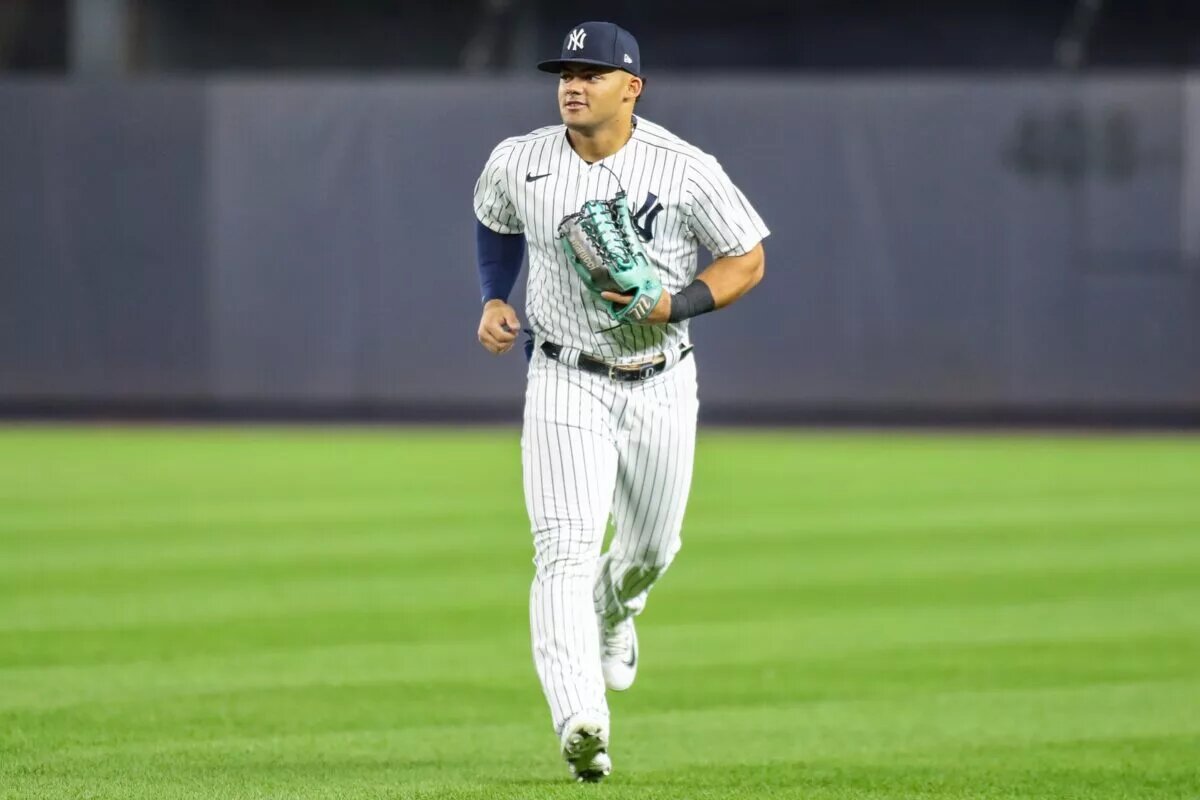 Jasson Domínguez could be crowded out of the Yankees outfield with Trent Grisham coming back.