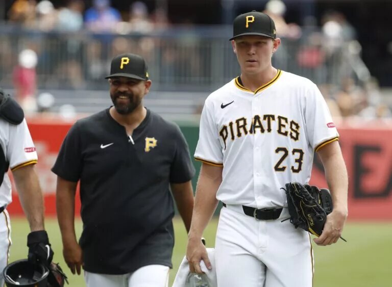 The Pirates fired pitching coach Oscar Marin (left) on Monday, even though their pitching staff was good in 2025.