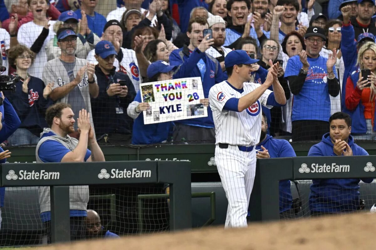 Longtime Cub Kyle Hendricks retires after playing his last season with the Angels.