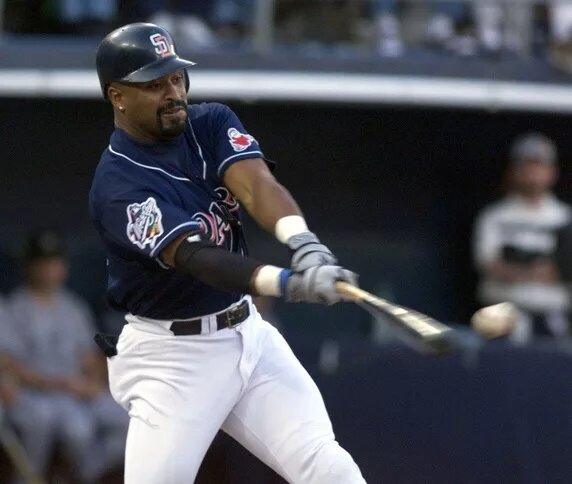Greg Vaughn slugged a franchise record 50 home runs for the 1998 Padres on their way to the NL pennant.