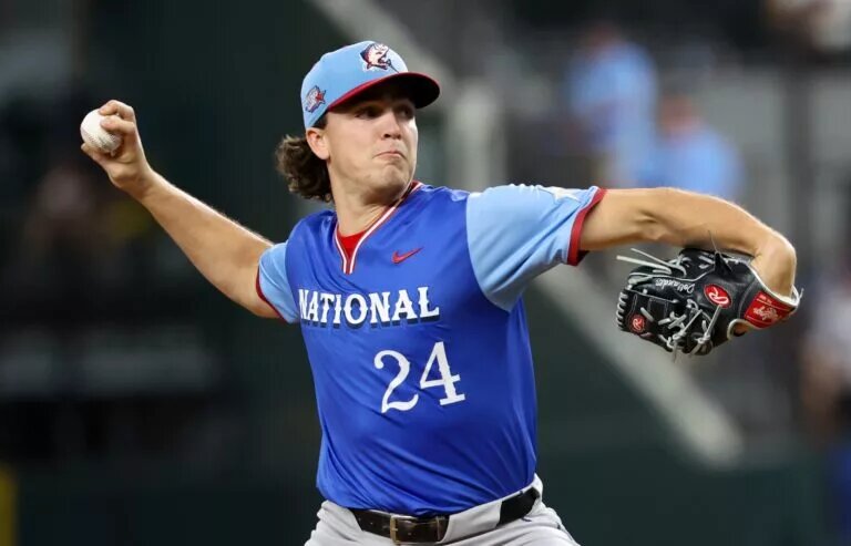 Chase Dollander leads the pack of Rockies pitching prospects worth keeping an eye on this spring as Cactus League action approaches.