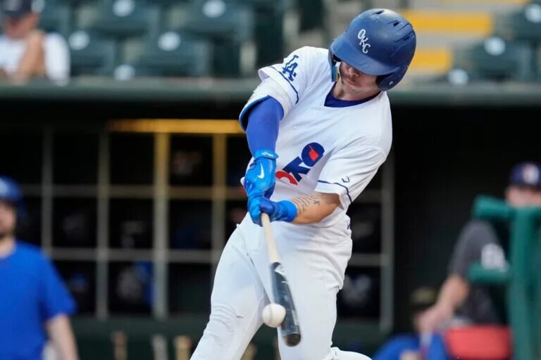 Catching prospect Dalton Rushing will be one player to watch when the Dodgers open spring training in Arizona next month.