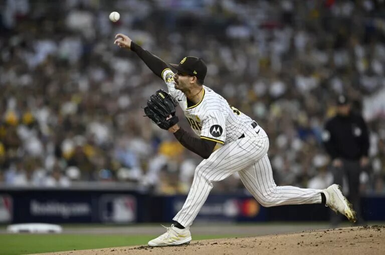 Both the Mets and Braves have reportedly expressed interest in trading for Padres starters Dylan Cease (pictured) and Michael King.
