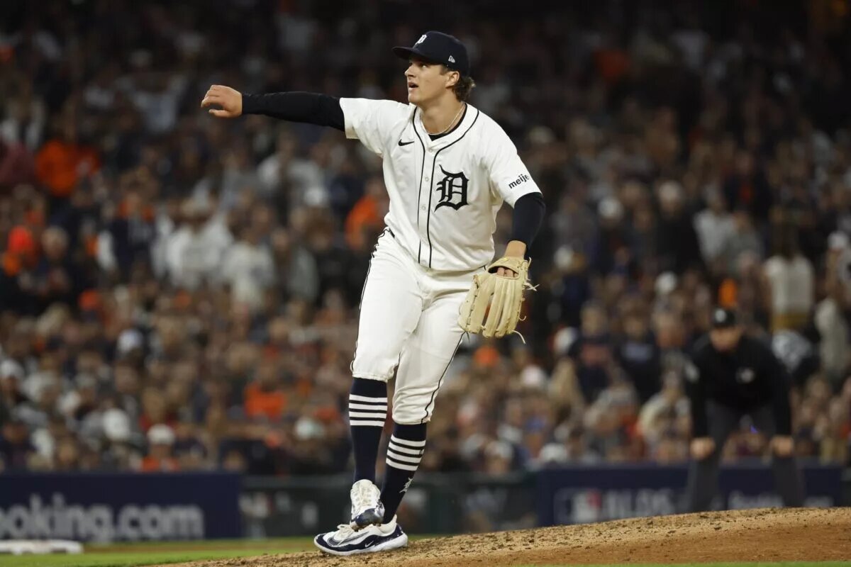 Jackson Jobe is one of five Tigers prospects in Rotoworld's Top 50 overall in MLB.