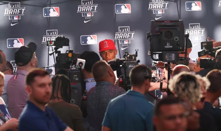 Top Prospect Christian Moore could see the Opening Day roster with the Los Angeles Angels