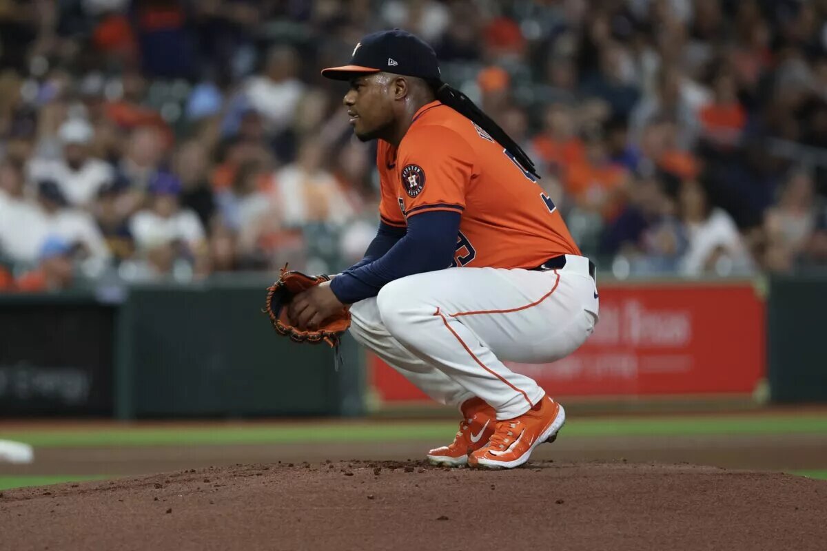 The Astros have yet to approach Framber Valdez about an extension as his free agency looms after this season.