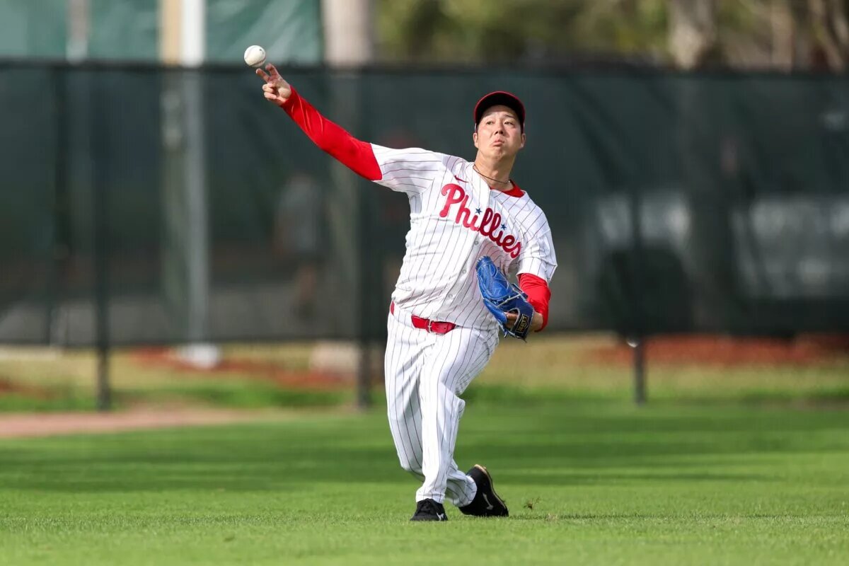 Entering his first season in the U.S., Koyo Aoyagi is among the Phillies non-roster invitees to spring training looking to make the Opening Day roster.