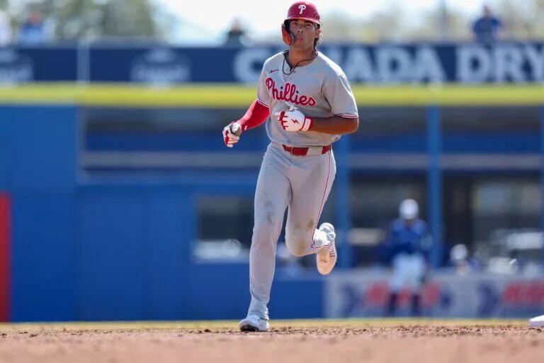 Phillies prospect Gabriel Rincones Jr. is having an impressive spring at the plate.