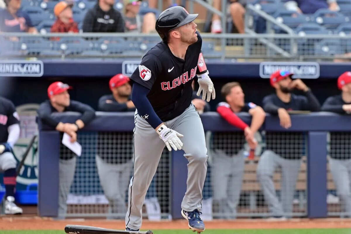 Chase DeLauter is key to the Guardians' fortunes, but his health is a wild card.