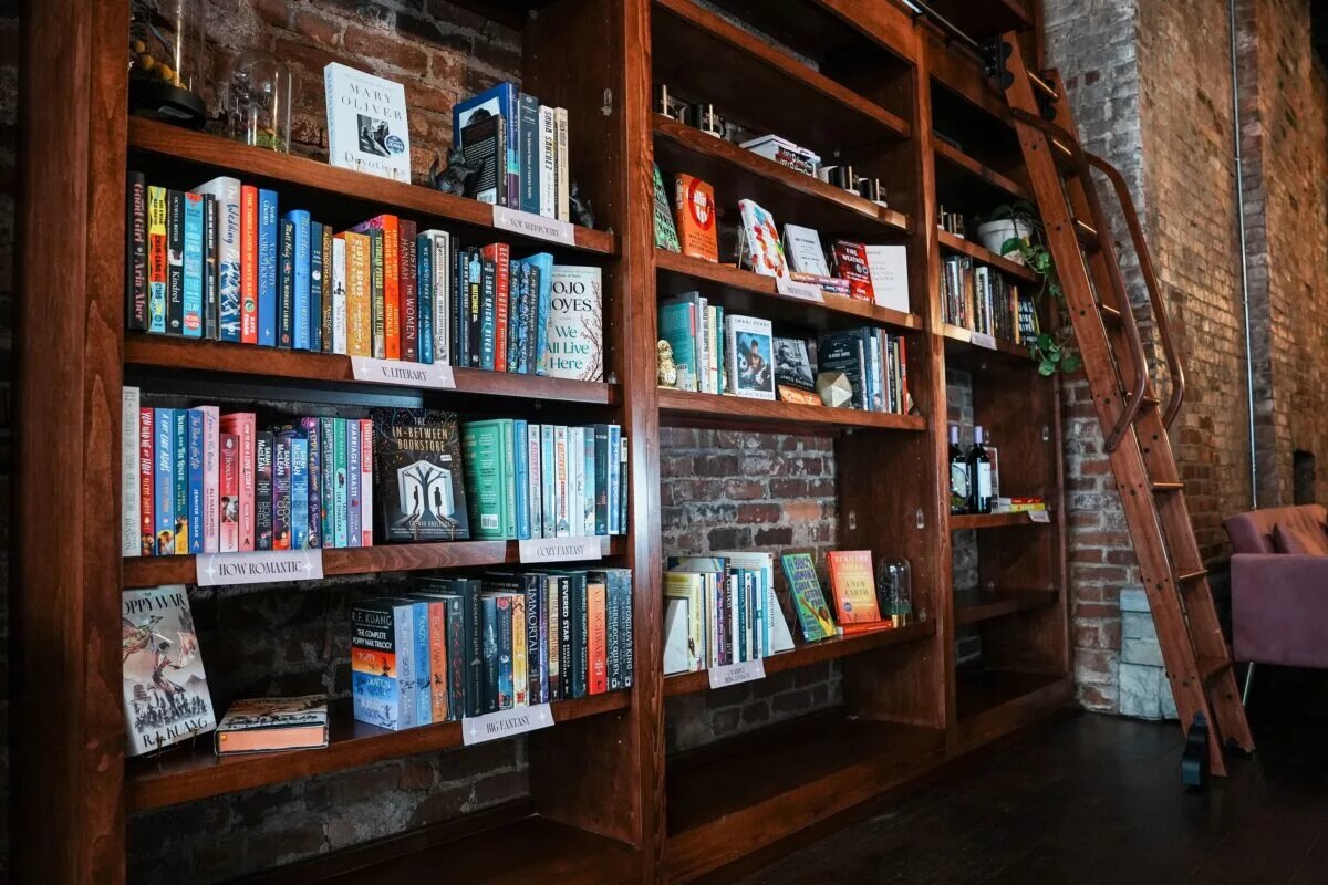 Since no photo can be procured from our database of famed baseball writer Ring Lardner, here is a plain old photo of a bookstore shelf.