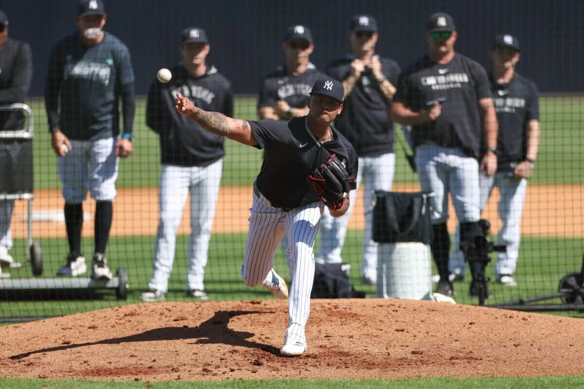 Luis Gil will be shut down for at least six weeks due to a high-grade lat strain.