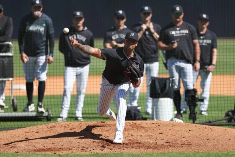 Luis Gil will be shut down for at least six weeks due to a high-grade lat strain.
