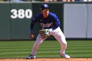 Dodgers infielder Hyeseong Kim will open the season in the minors, Dave Roberts said.