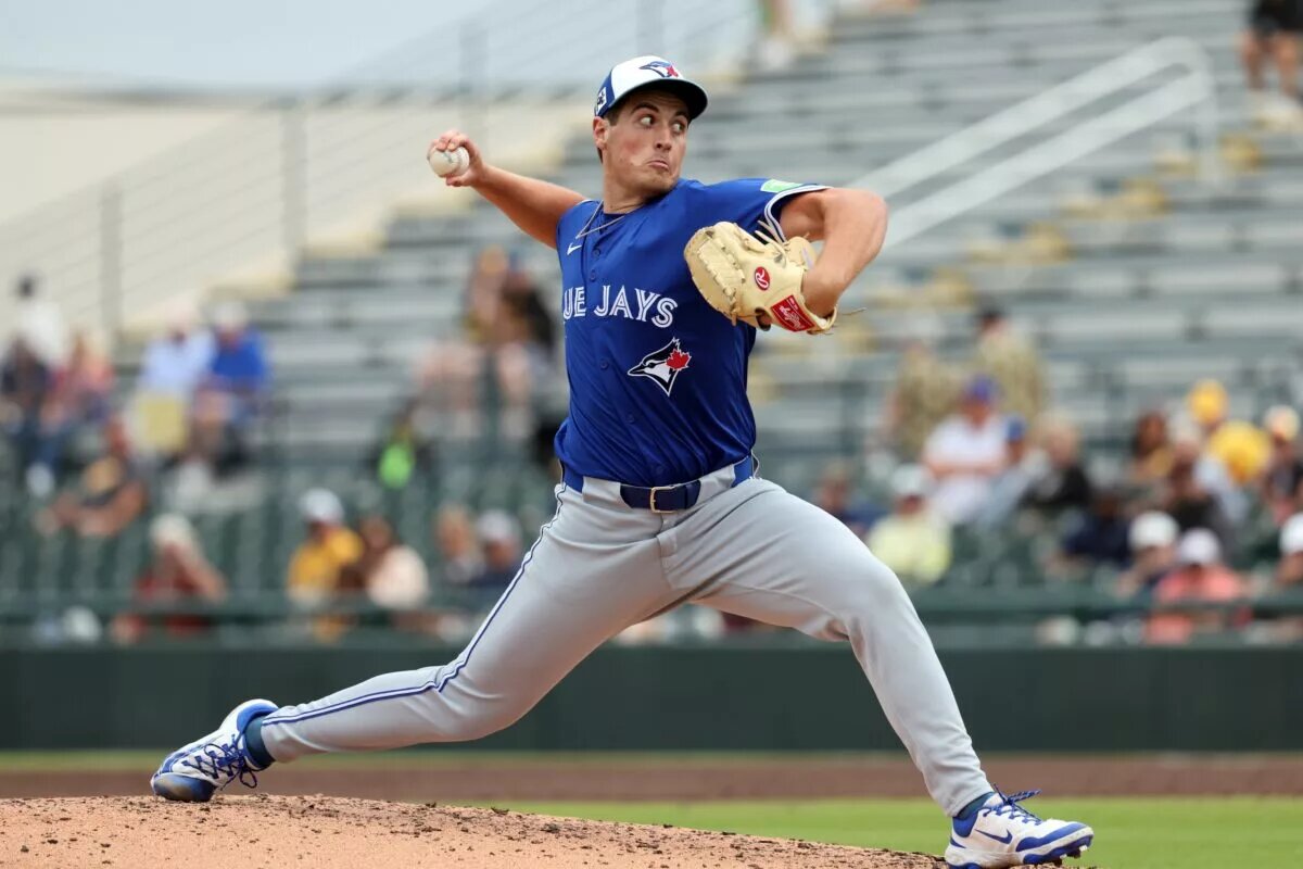 Blue Jays prospect Jake Bloss has shown positive signs of development in spring training.