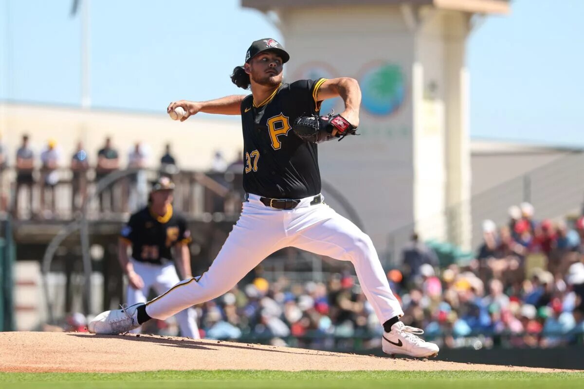 Pirates pitcher Jared Jones will be placed on the injured list to start the season.