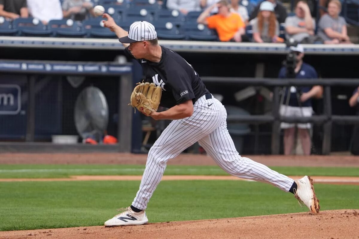 Will Warren may be asked to move from the Yankees bullpen into a starter role in Gerrit Cole's absence.