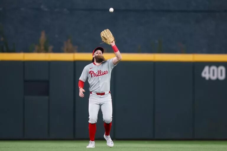 On Sunday, the Phillies placed Brandon Marsh on the 10-day injured list with a hamstring strain.
