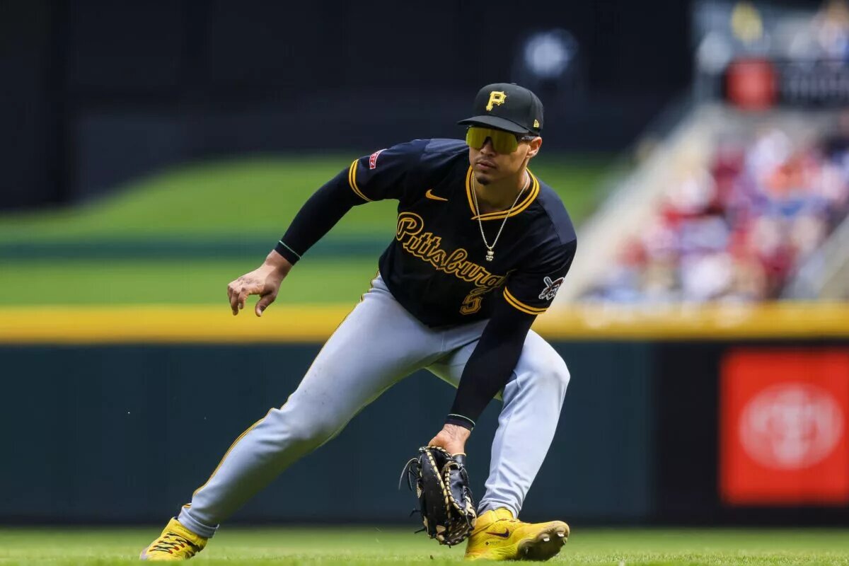The Pirates' lack of depth at first base is showing as Endy Rodríguez was placed on the IL.