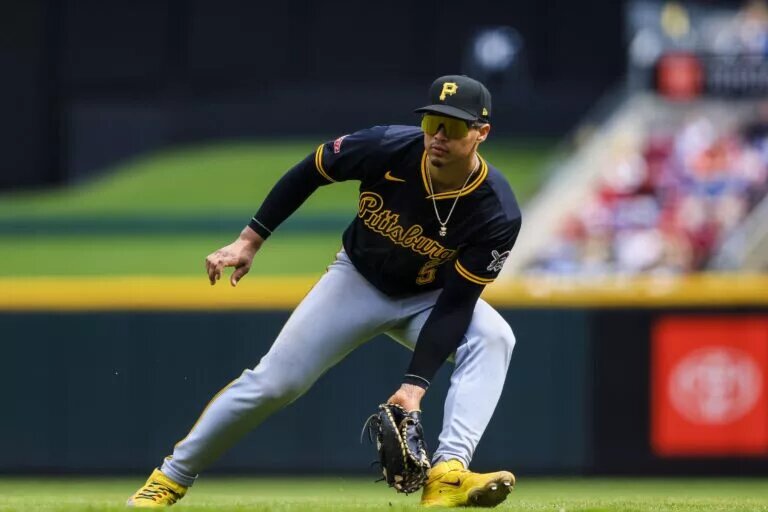 The Pirates' lack of depth at first base is showing as Endy Rodríguez was placed on the IL.