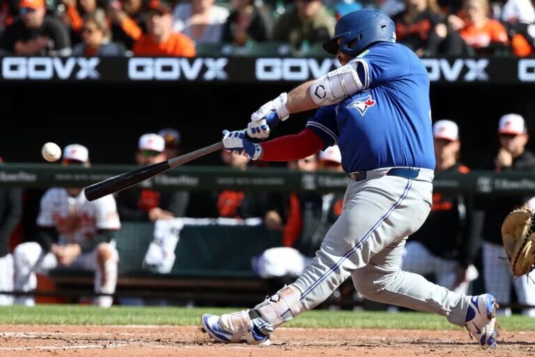 Alejandro Kirk is paart of an emerging duo in the Blue Jays lineup hitting behind Andrés Giménez.