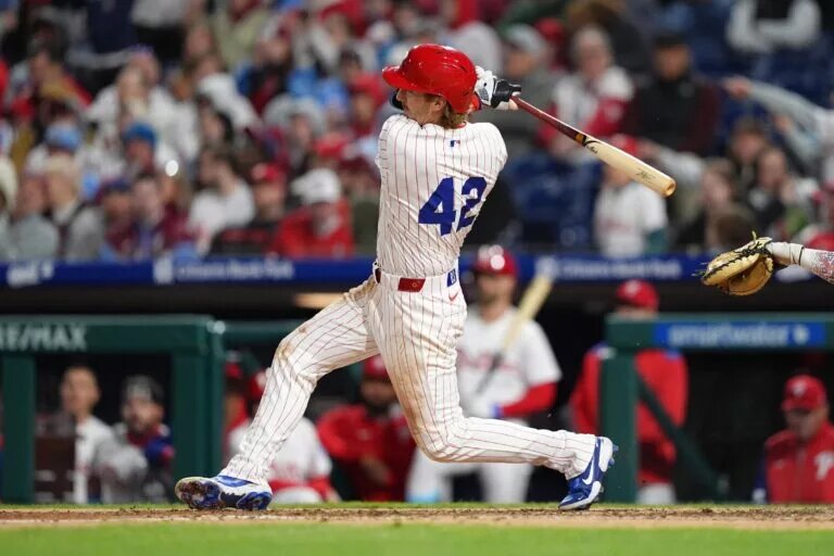 Bryson Stott is now the Phillies leadoff hitter against right-handed starters.
