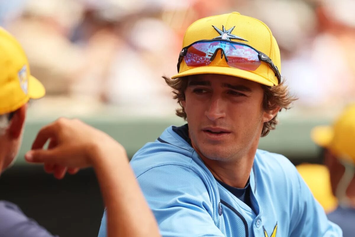 Carson Williams (pictured) has struggled in the minors this year, so the Rays will turn to Ha-Seong Kim when he gets back from injury.