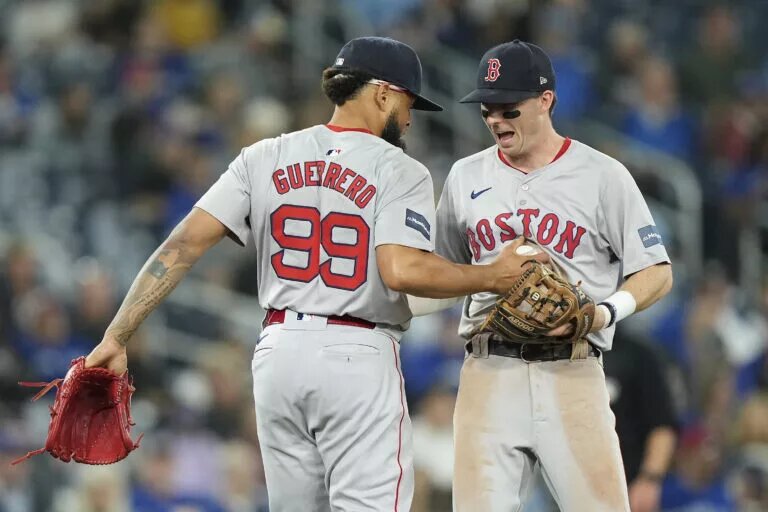 Luis Guerrero and Nate Eaton are being added to the Red Sox roster
