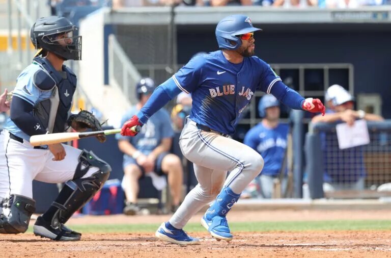 The Blue Jays traded speedy outfielder Steward Berroa to the Dodgers on Monday for cash considerations.