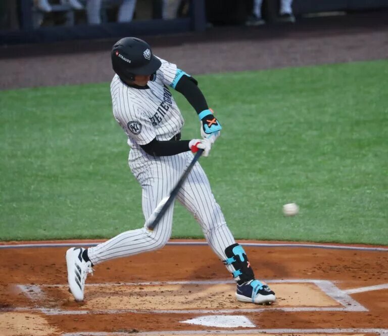 Top Yankees prospect George Lombard Jr. continues to climb the ladder, recently being promoted to Double-A Somerset.
