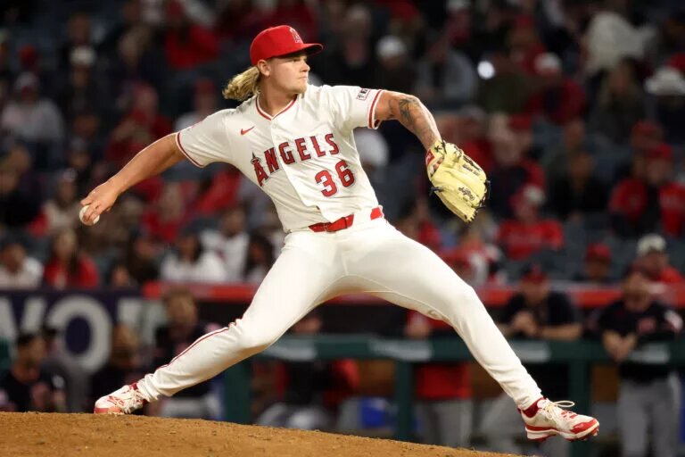 Caden Dana recalled by the Angels