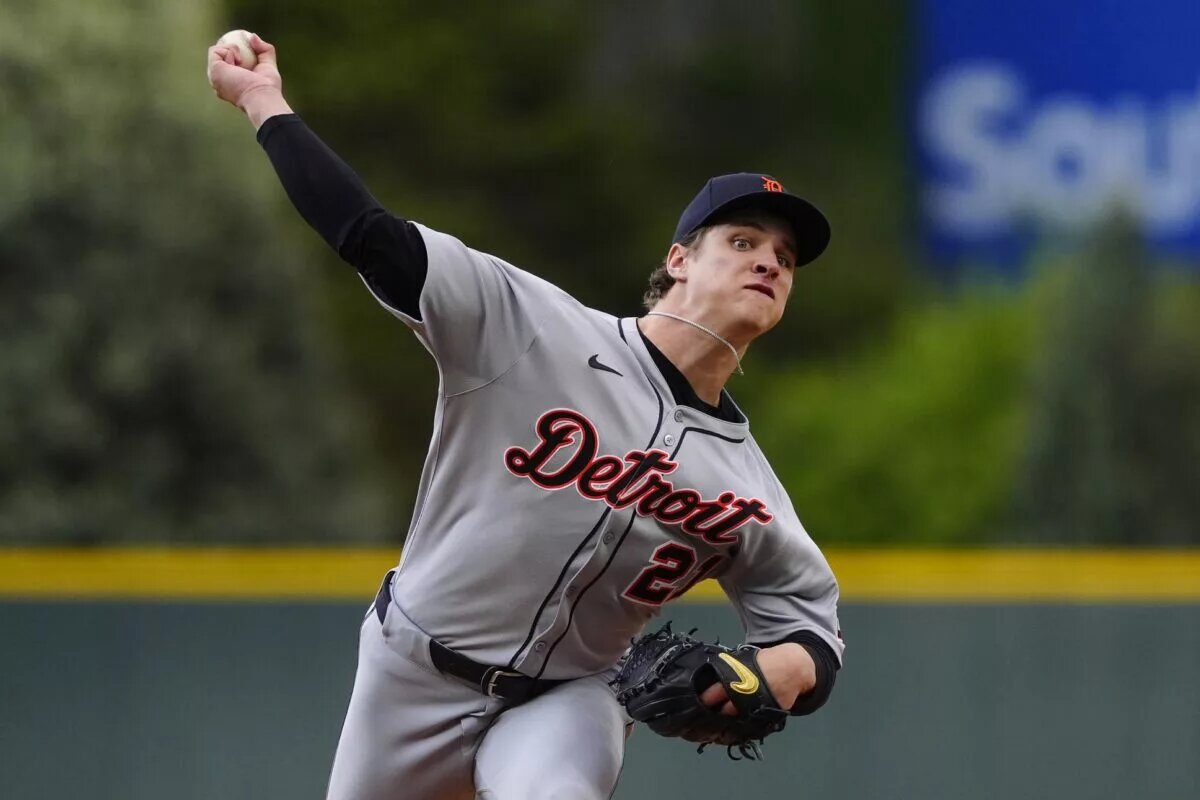 The Tigers have won all eight of Jackson Jobe's starts this season.