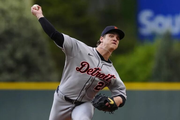 The Tigers have won all eight of Jackson Jobe's starts this season.