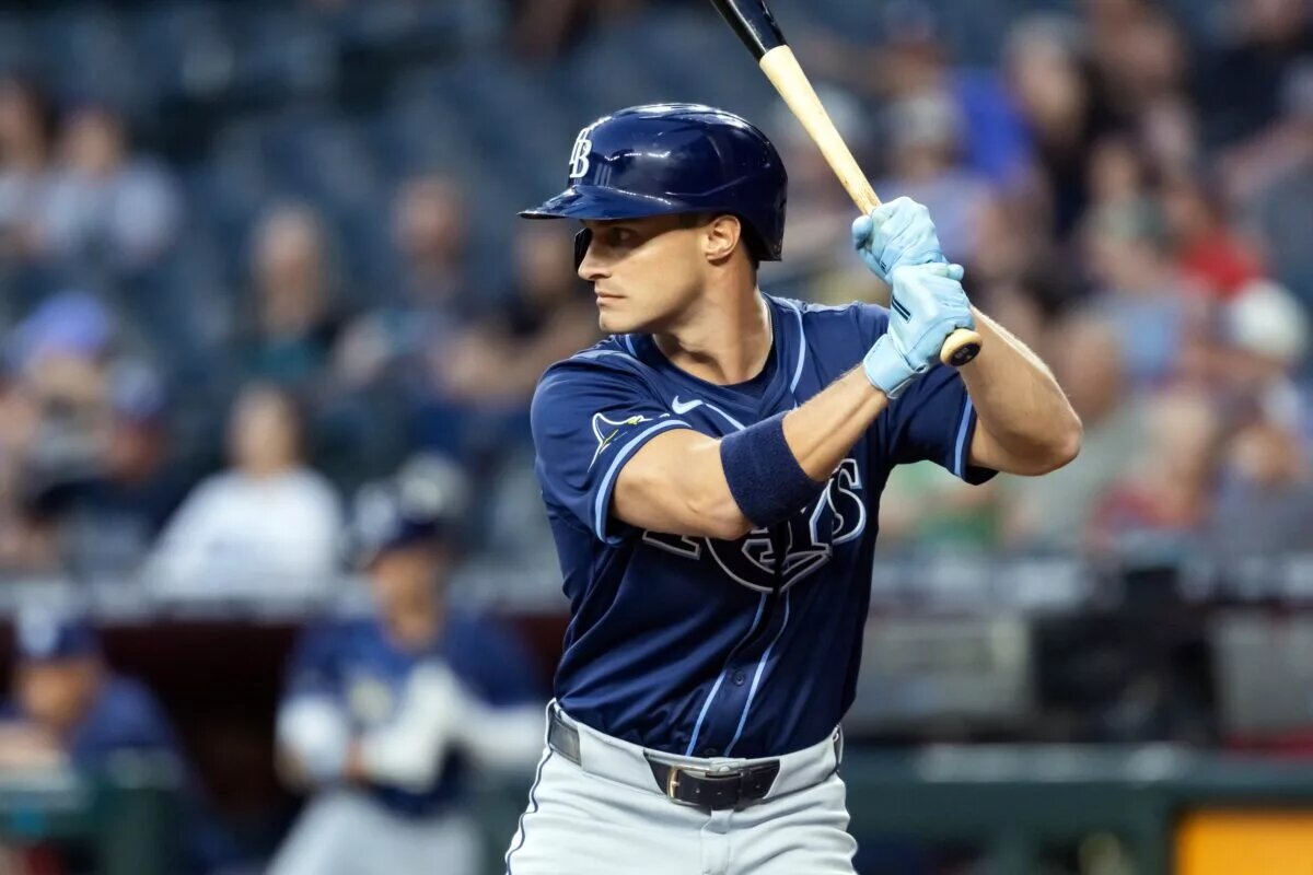 Jake Mangum was part of the Pirates' haul in Friday's three-team trade.