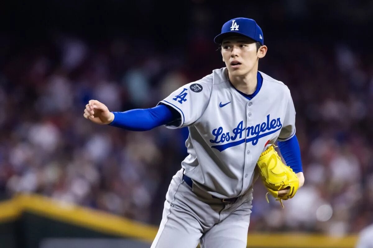 Roki Sasaki will take over the closer role for the Dodgers for the time being.