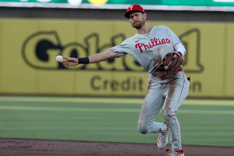 Phillies infielders Trea Turner (pictured) and Alec Bohm have reportedly been placed on the injured list.